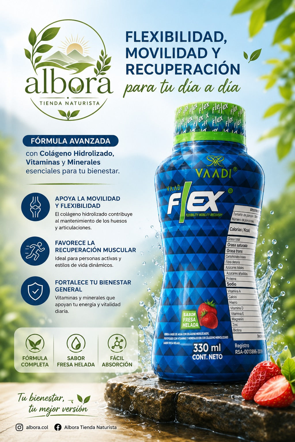 VAADI FLEX – Colágeno Hidrolizado para la Movilidad y Recuperación
