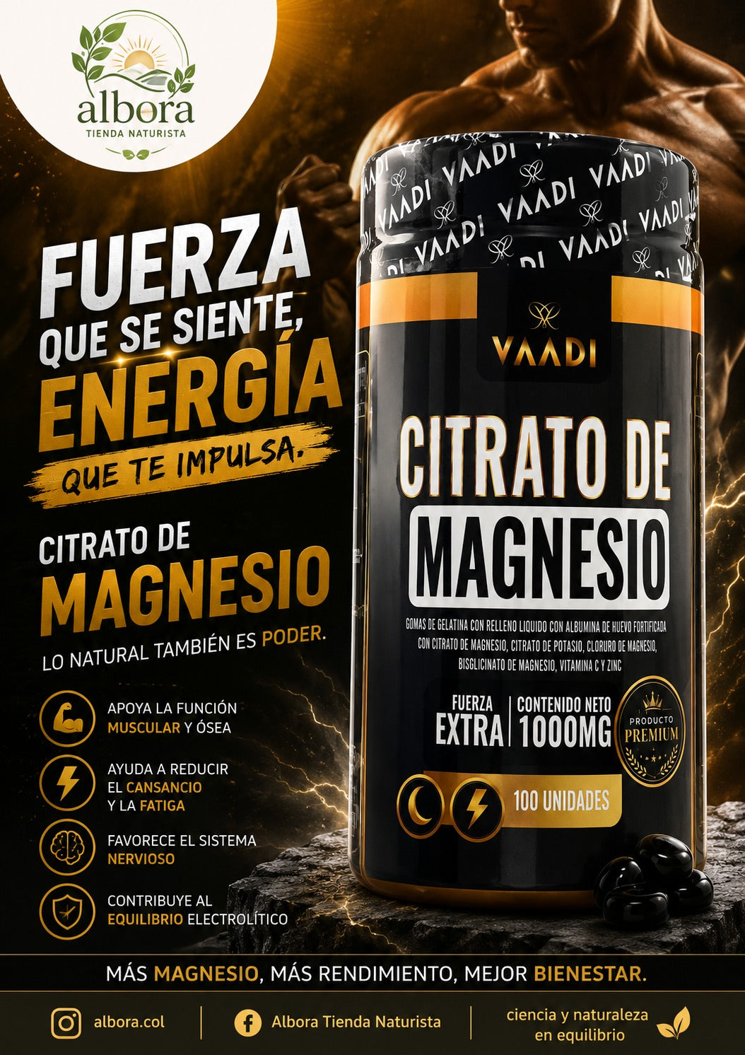 💪 Citrato de Magnesio – VAADI